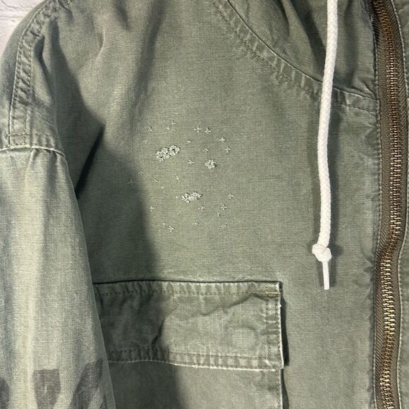 Madness Made in Japan Military Utility Field Jacket Men distressed L Large Green - Picture 2 of 12